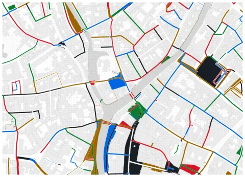 Preview of Ghent, streets only