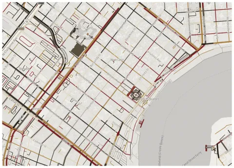 Preview of French Quarter, streets in earth