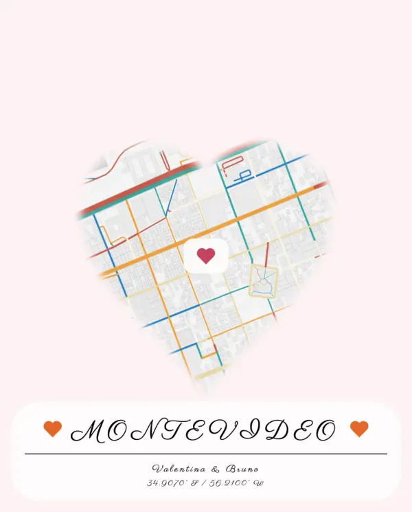 The mapalette “Montevideo, the rambla”