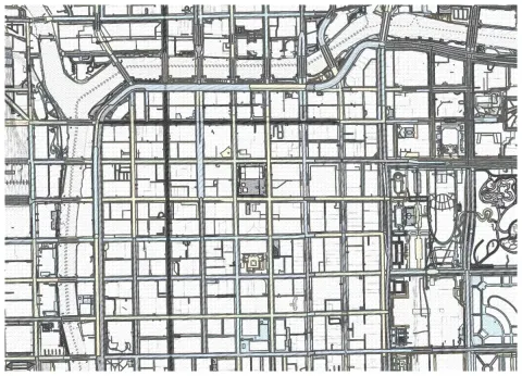 Preview of The Loop, streets engraved