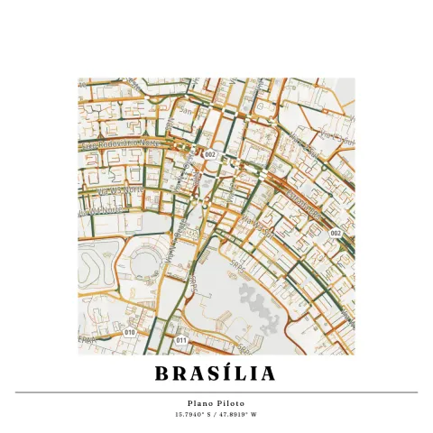 Preview of Brasília, in streets