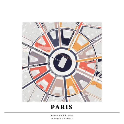 Preview of The Étoile, in streets