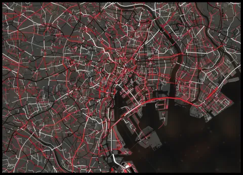 Preview of Tokyo Bay, red shift