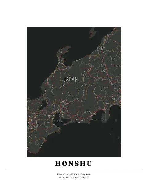 Preview of Honshu, after dark