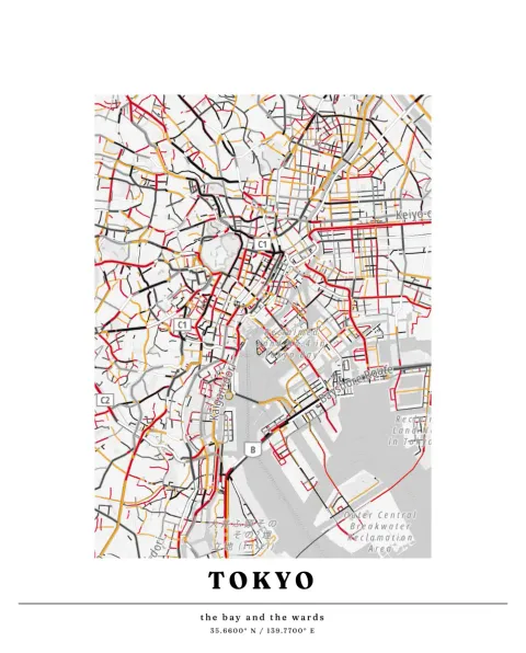 Preview of Tokyo Bay, every road
