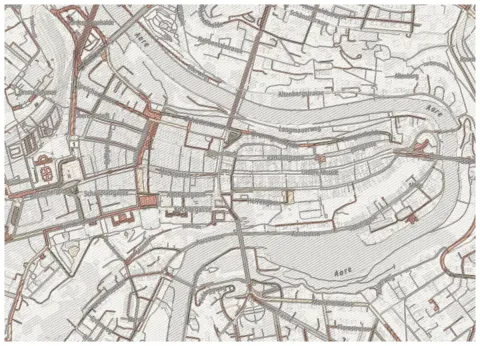 Preview of Bern, streets drawn