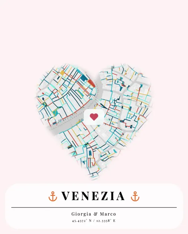 The mapalette “Venice, every alley”