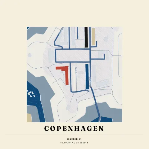 Preview of Copenhagen blue sketch