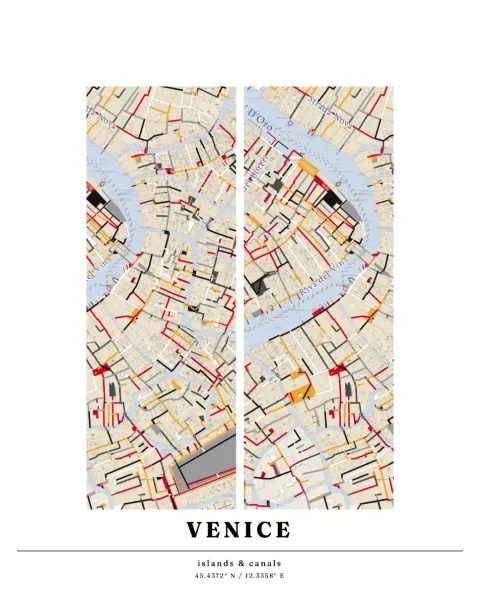 Preview of Venice, pen and ink