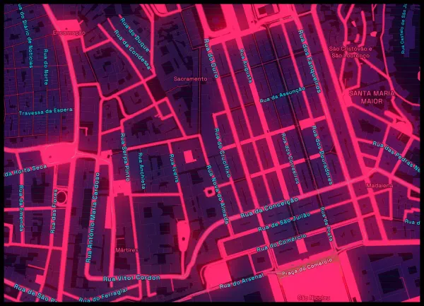 The mapalette “Cyberpunk”