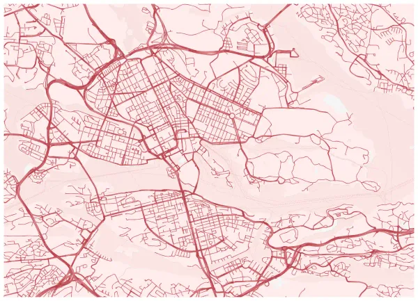 The mapalette “Rose Ink”