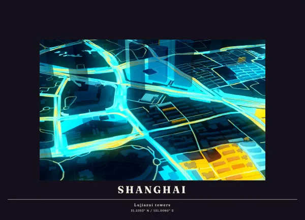 The mapalette “Shanghai grid”