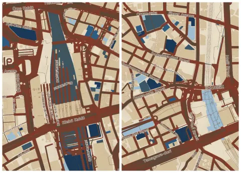 Preview of Shinjuku woodblock