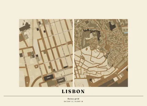 Preview of Lisbon, atlas plate