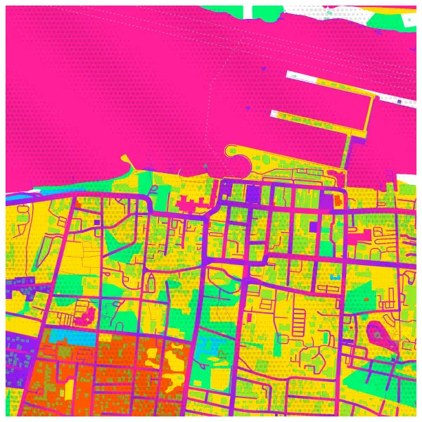 The mapalette “Warhol’s Nassau”