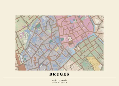 Preview of Bruges in watercolour
